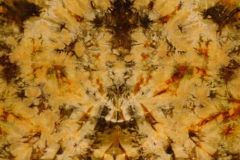 Tie Dyed Tapestry in Gold